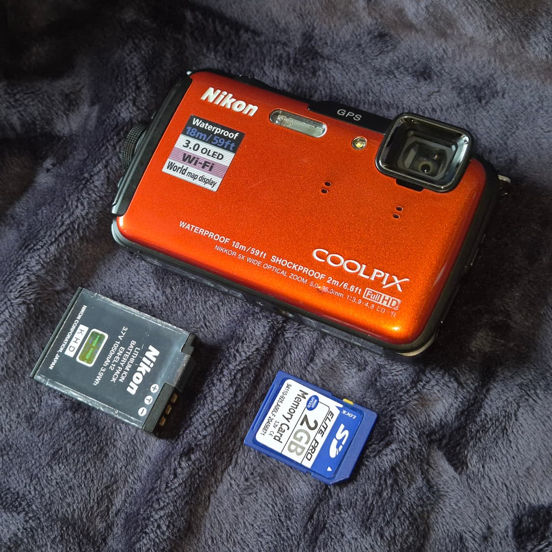 작례) 니콘 쿨픽스 aw110 에더비 디카 빈티지 카메라 nikon 상품이미지2