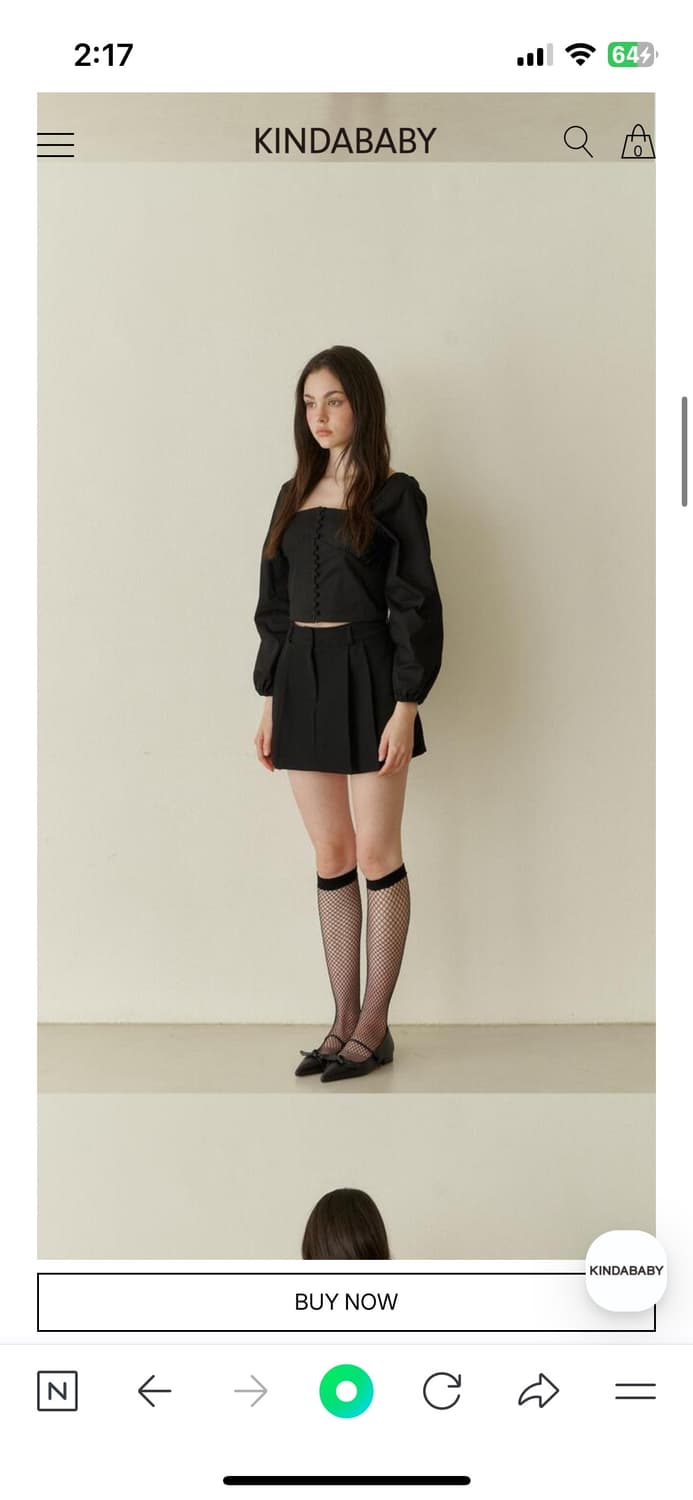 Kindababy [닝닝착용] Baby semi pleats skirt 상품이미지1