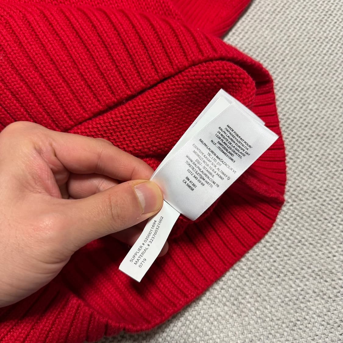 폴로 랄프로렌 하프집업 니트 상품이미지4