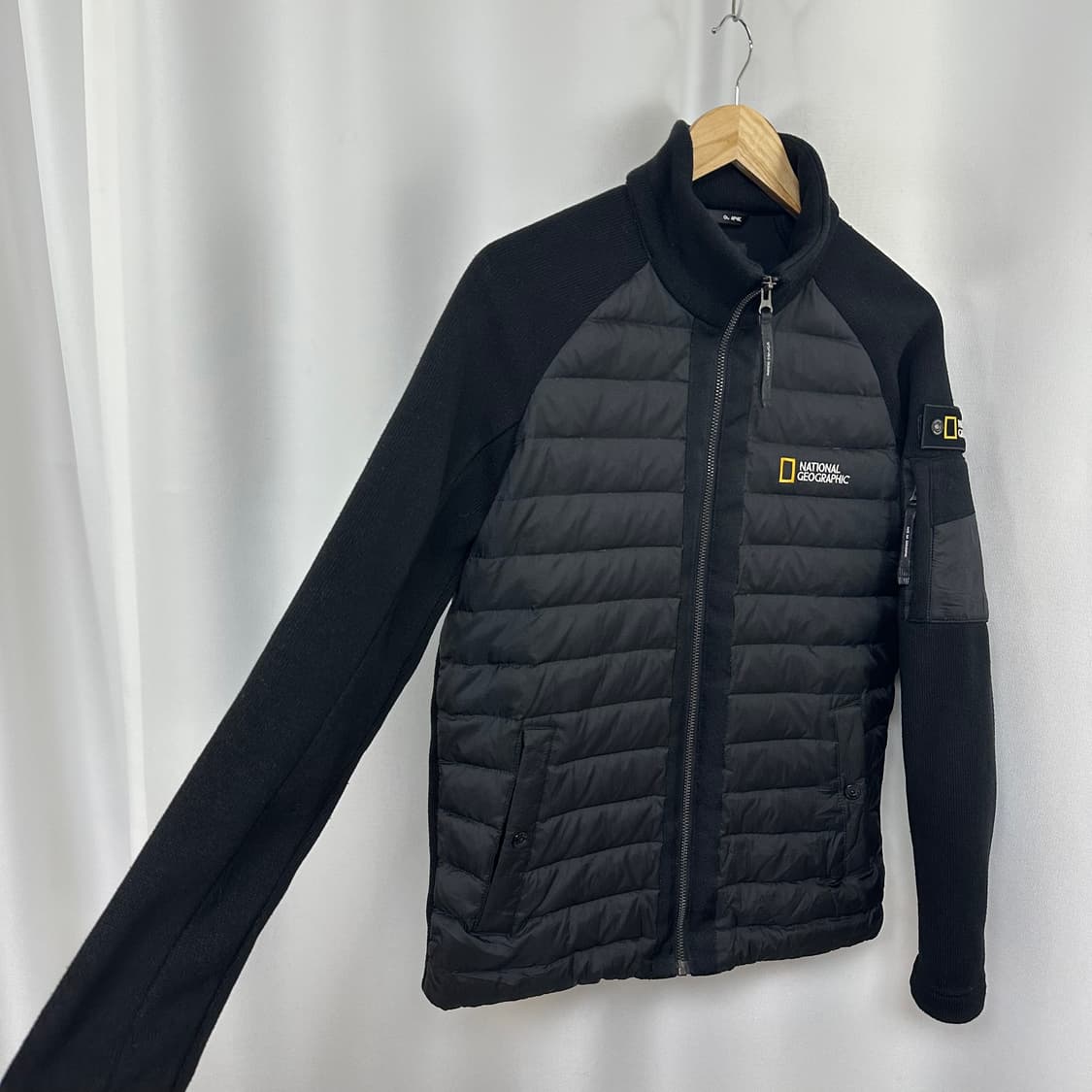 네셔널지오그래픽 남성 니트 자켓 패딩 100 L 상품이미지2