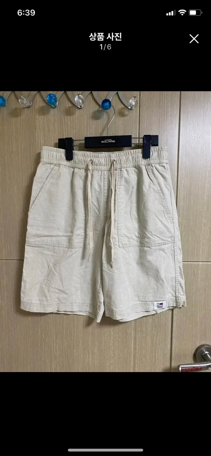 TOMMY JEANS 타미진스 린넨 하프팬츠 M사이즈 상품이미지1