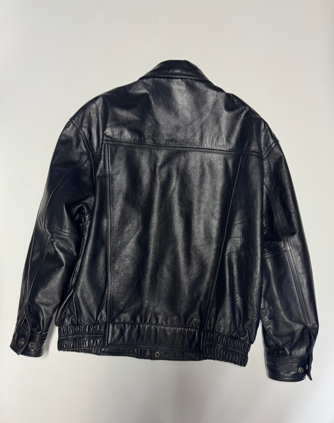 빈티지 아카이브 리얼 소가죽 봄버 가죽 자켓 L ~ XL 상품이미지3