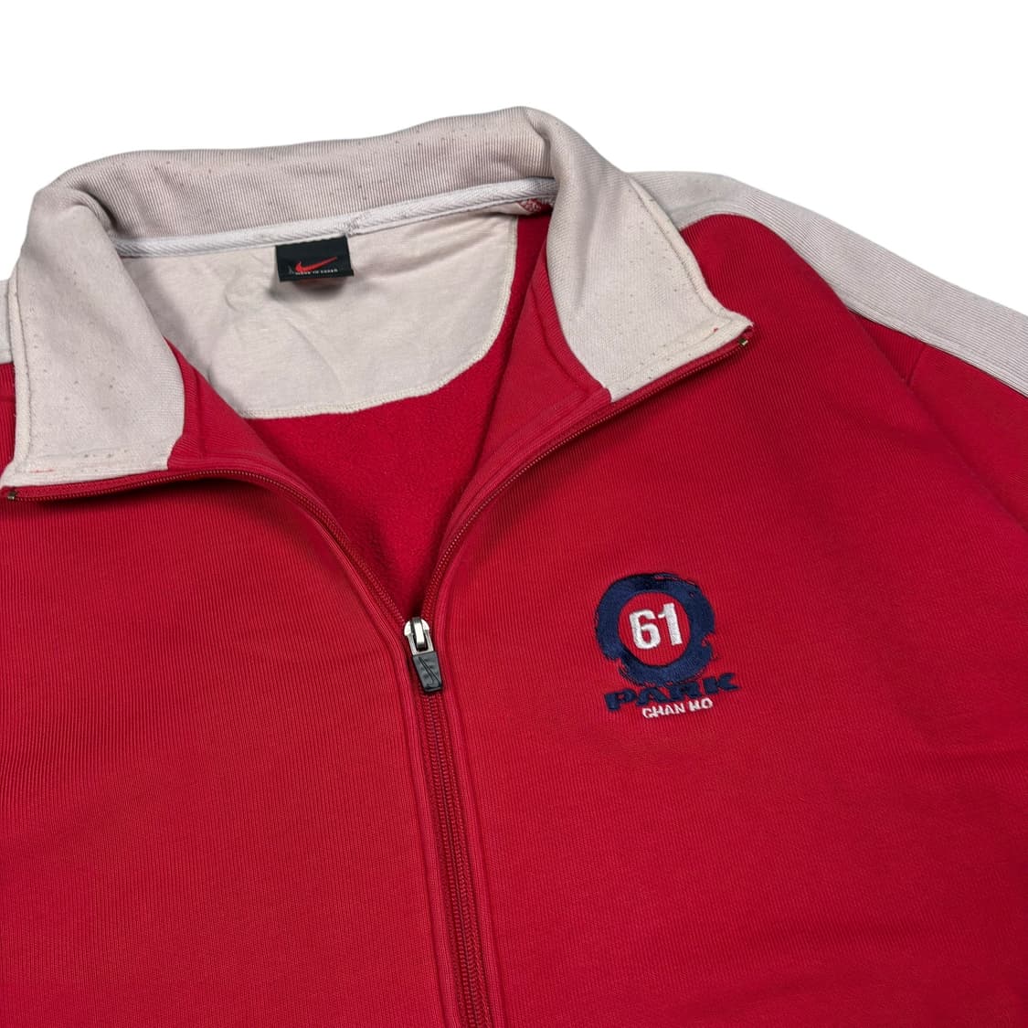 나이키00‘s 레드컬러 스웻 집업 상품이미지2