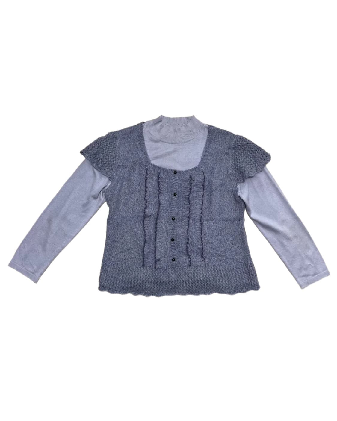 Lavender layered knit 상품이미지1