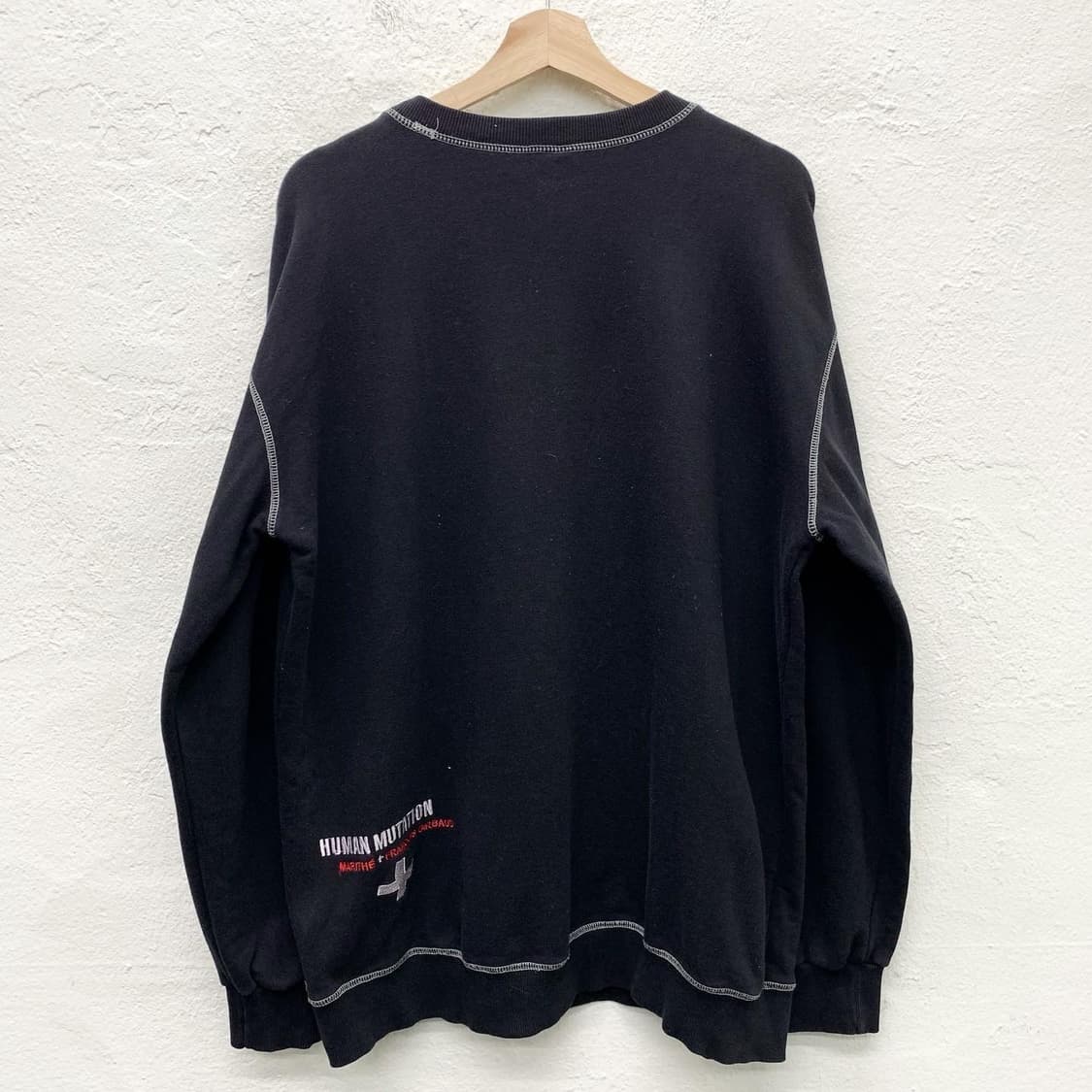 마리떼 프랑소와 저버 블랙 로고 스티치 스웻셔츠  상품이미지4