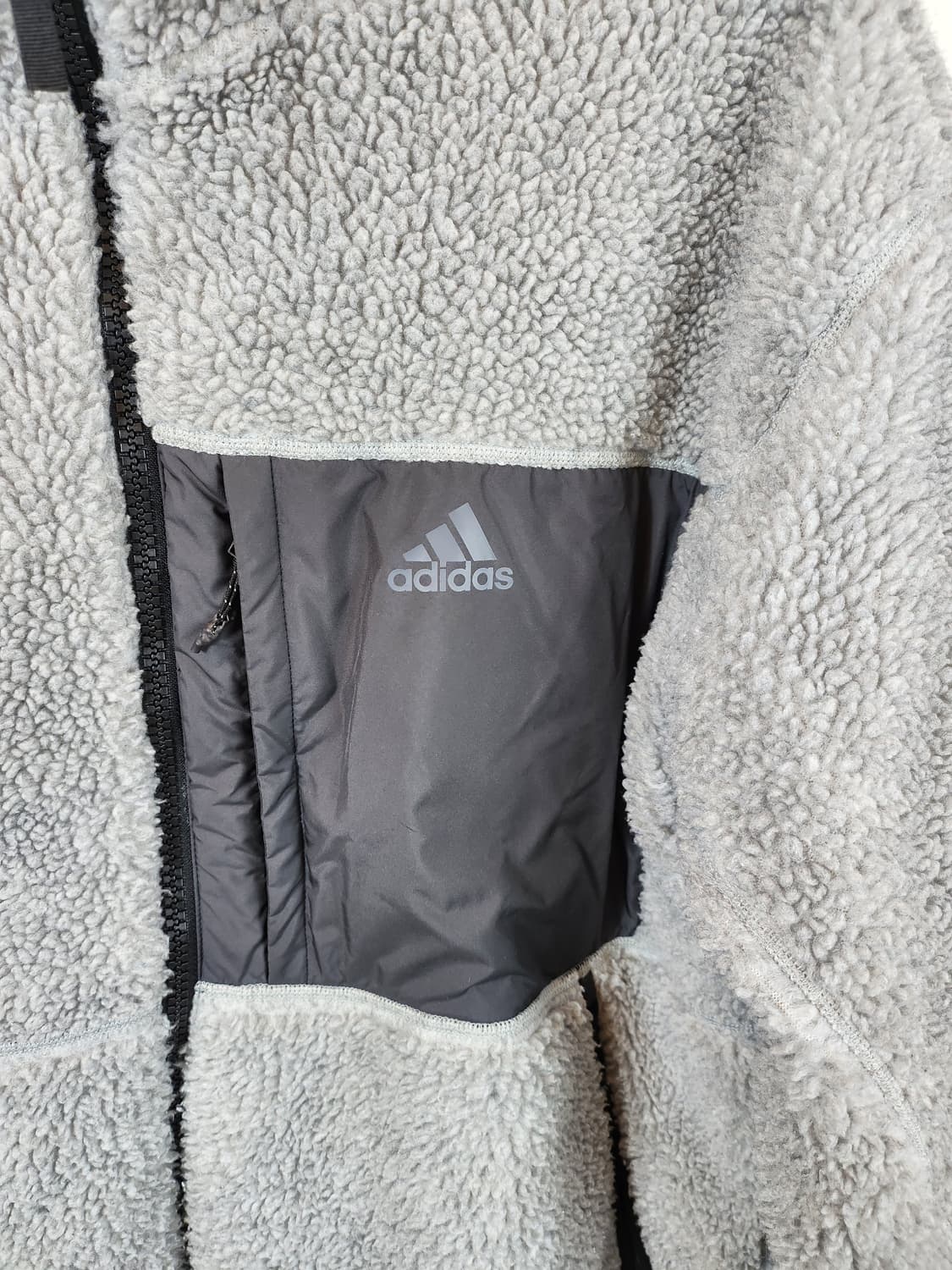 아디다스 리버서블 쉐르파 재킷 110 2XL XXL 새제품급 상품이미지3