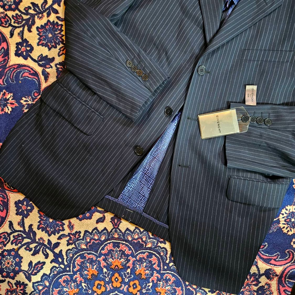 (미사용) 지방시(GYVENCHY) 스트라이프 3버튼 블레이져
 상품이미지3