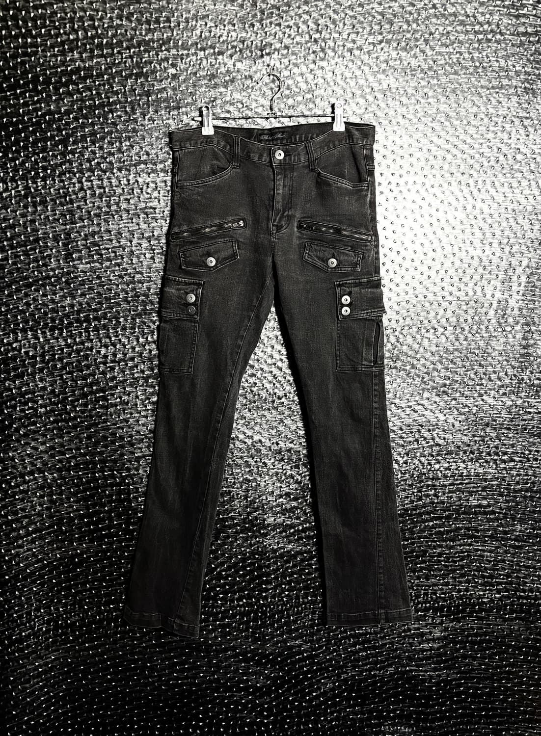 Bike&Bear 워싱 카고 슬림팬츠 상품이미지1