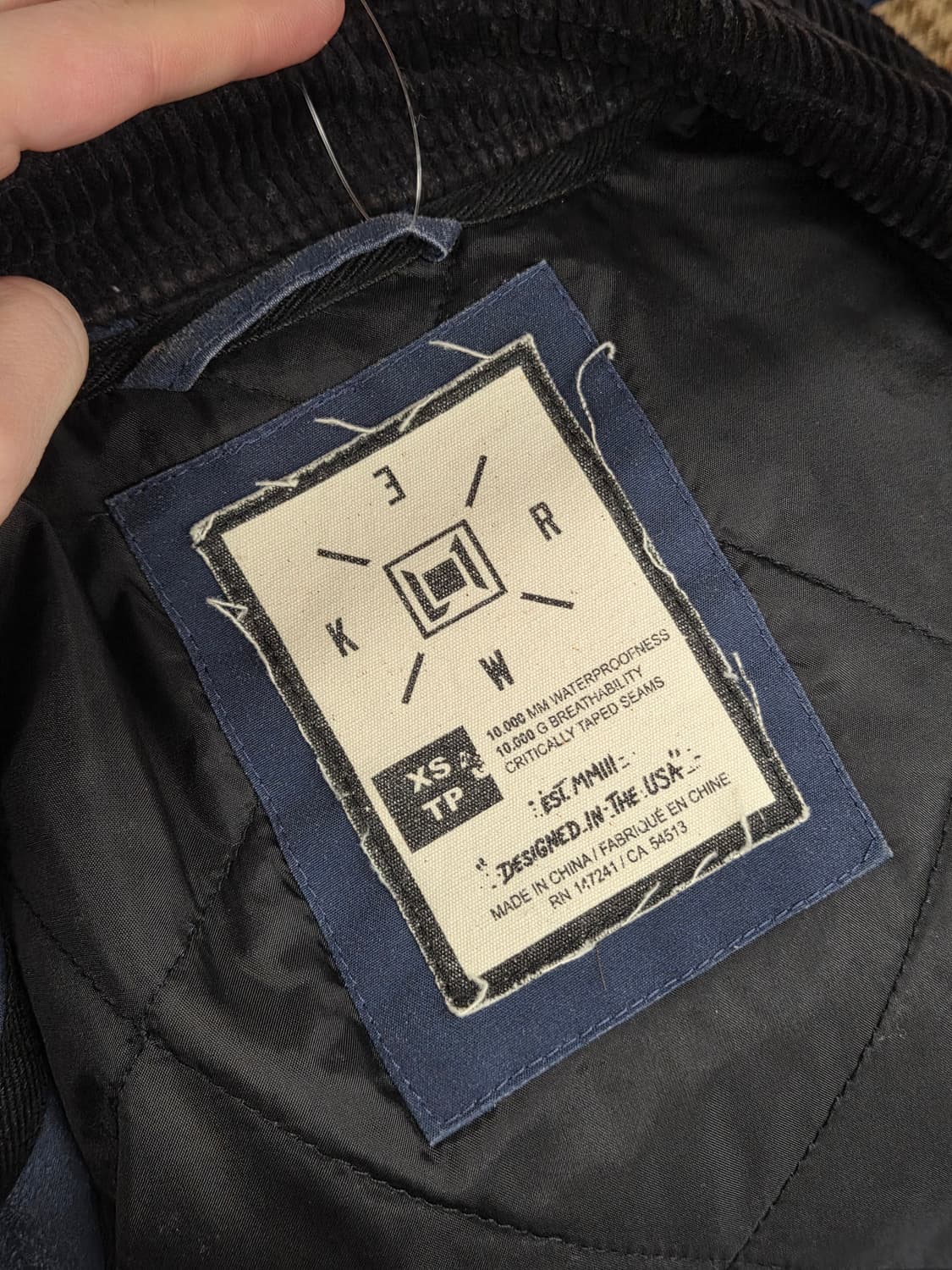 KR3W 코듀로이카라 버클 워크 자켓 상품이미지8