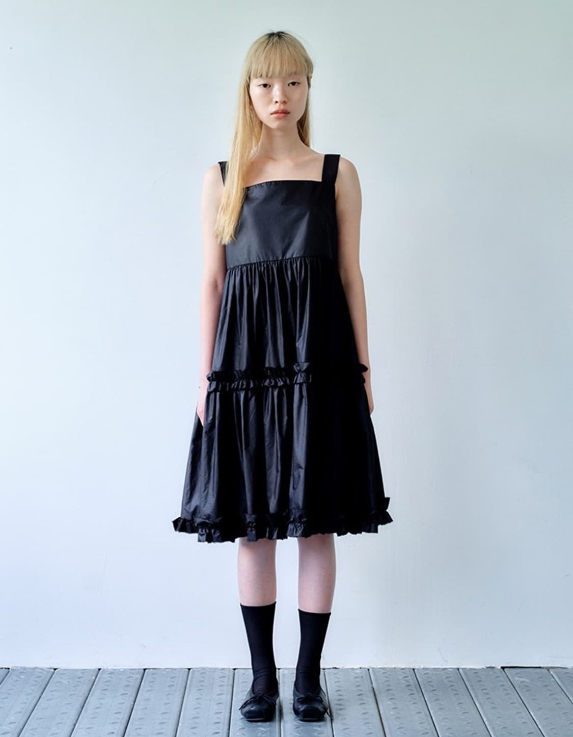코스모스 발레리나 원피스 블랙 상품이미지1