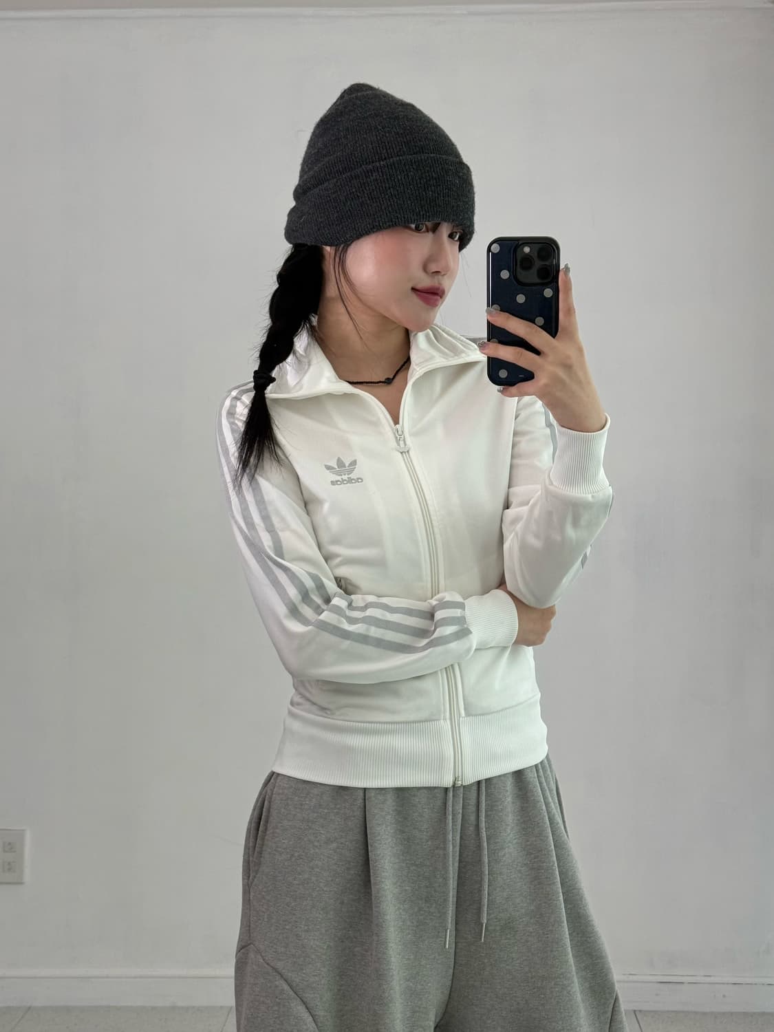 아디다스 화이트 실버 져지 상품이미지4