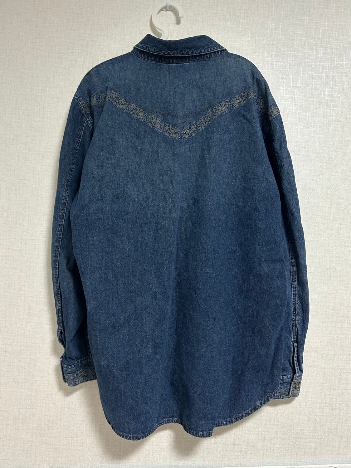 아르마니 익스체인지 오버핏 웨스턴 데님 셔츠 XL 상품이미지7