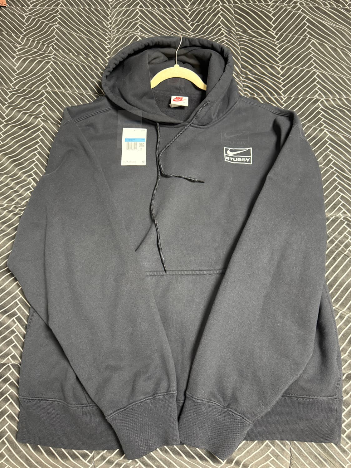 나이키스투시(나투시) 블랙 후드티 m 상품이미지1