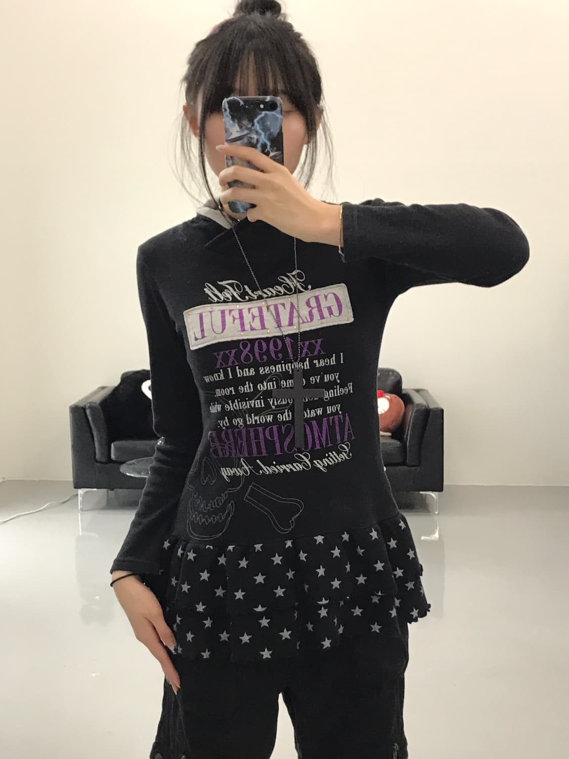 Jpn Y2k Star Graphic Mini Onepiece 상품이미지1