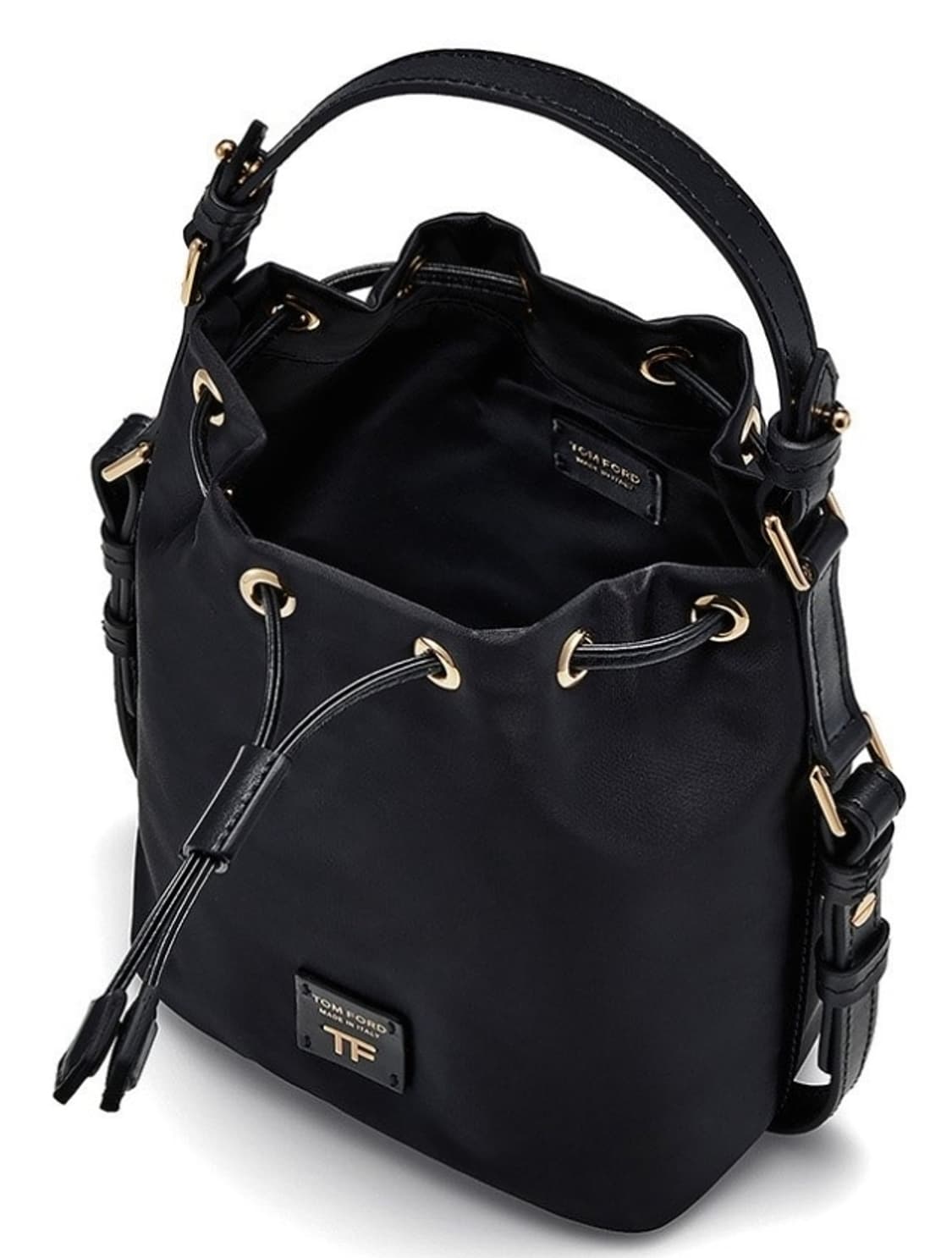 톰포드 블랙 드로우스트링 버킷백 상품이미지4