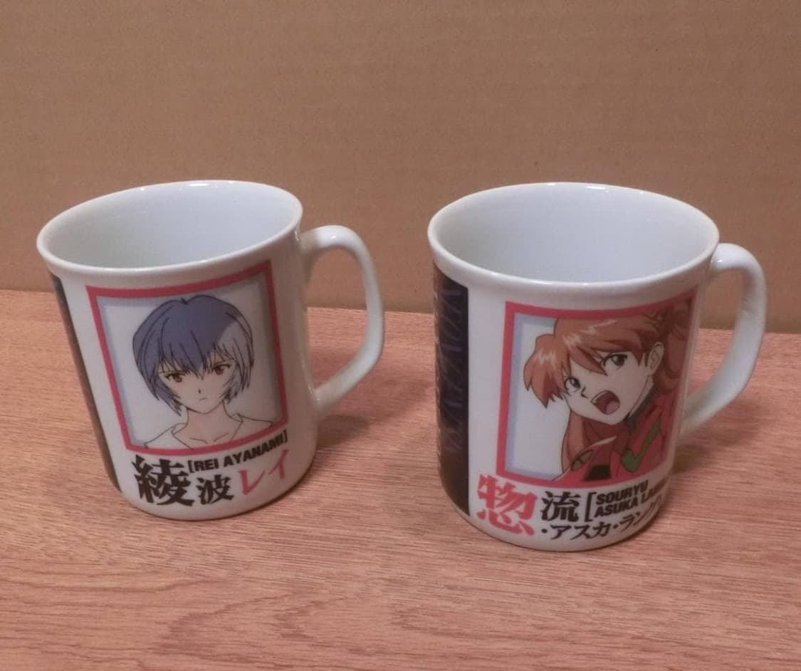 에반게리온 레이 아스카 머그컵 세트 상품이미지1