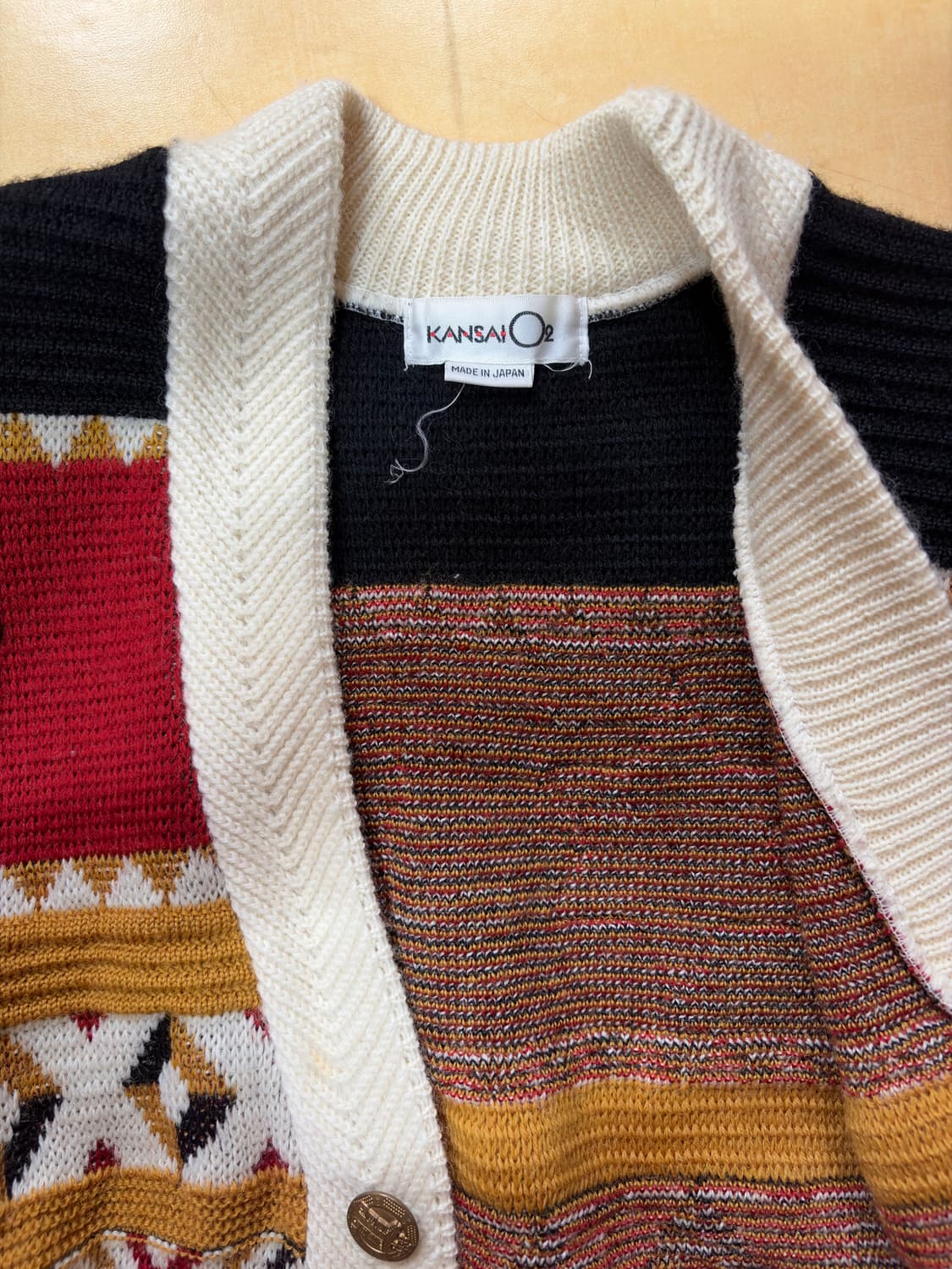 80s 간사이 야마모토 o2 가디건 상품이미지2