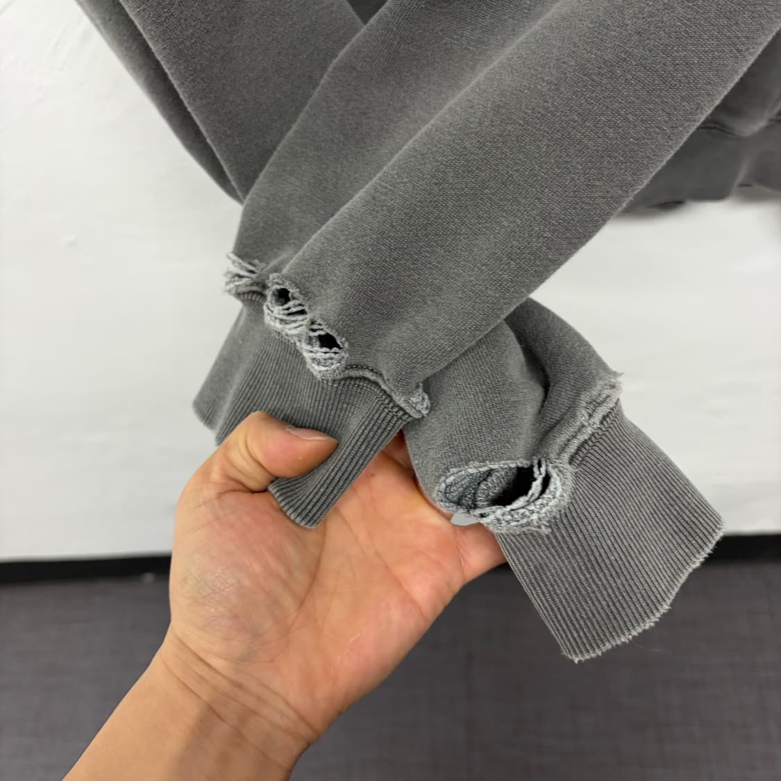 트레셔 피그먼트 그런지 후디 상품이미지3