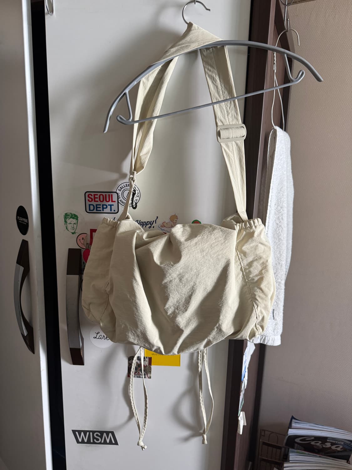 유니클로 숄더백 크림  상품이미지5