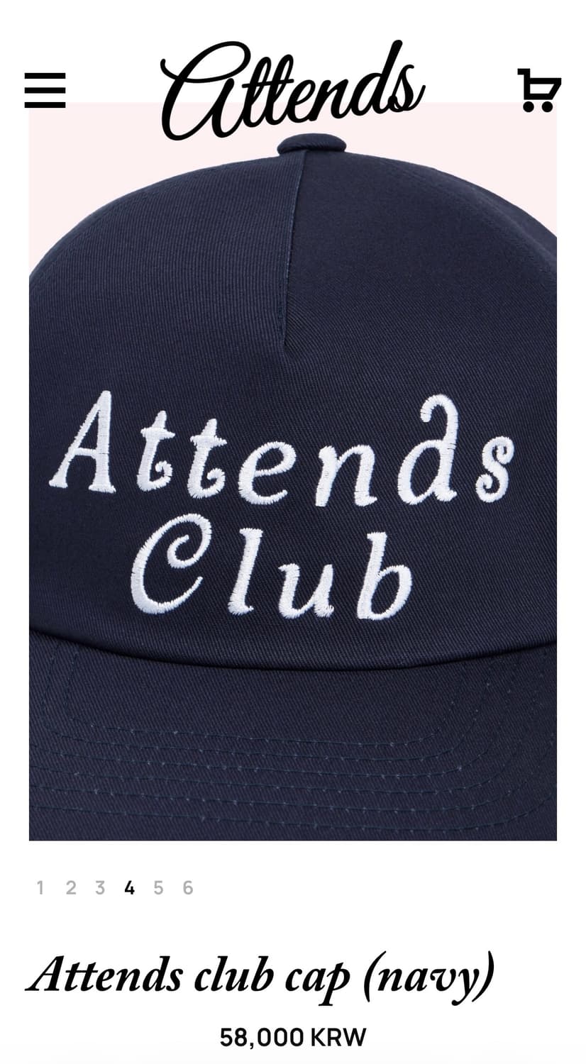 어텐즈 볼캡 상품이미지4