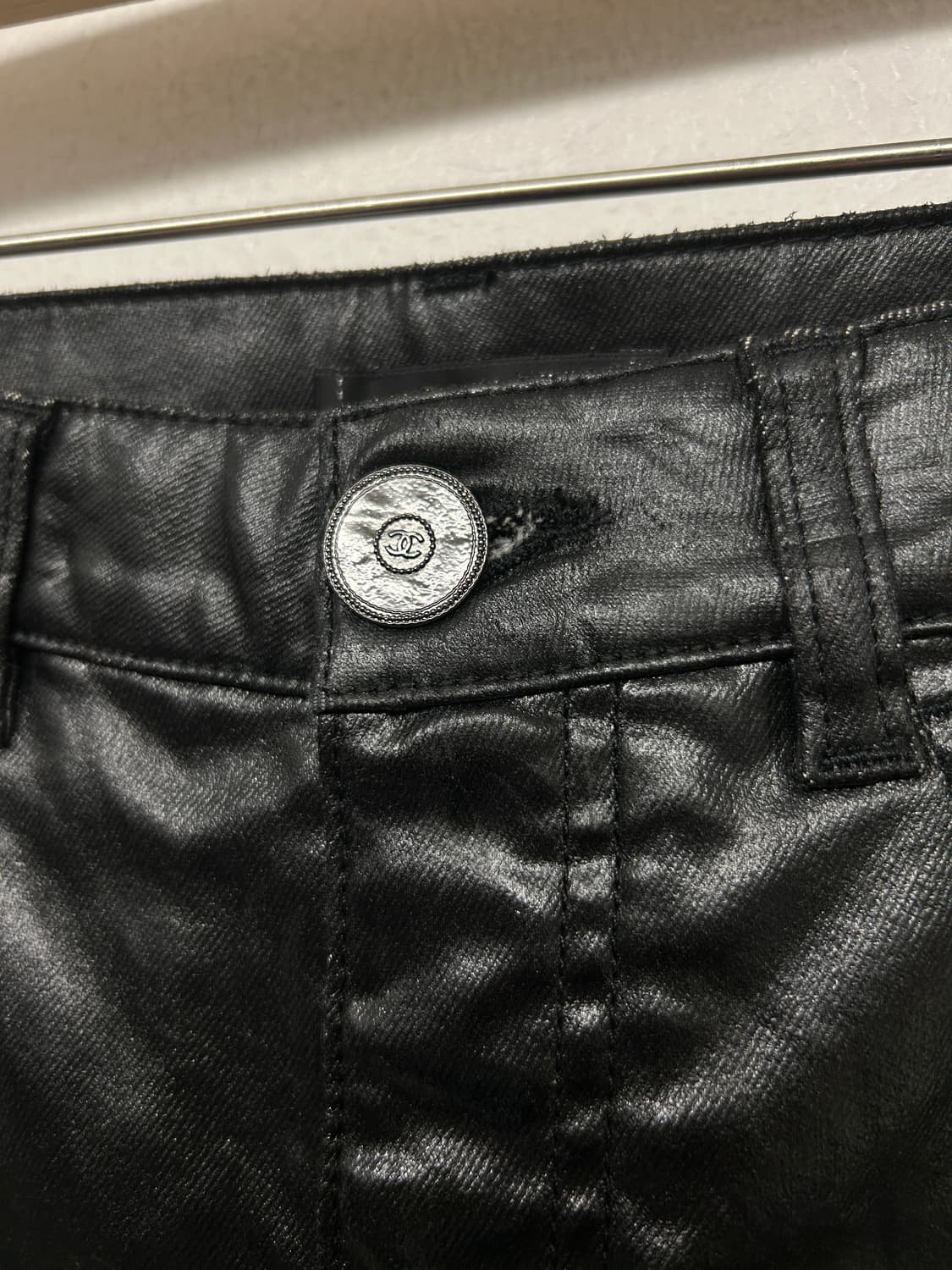 샤넬 코팅진 스키니핏  상품이미지4