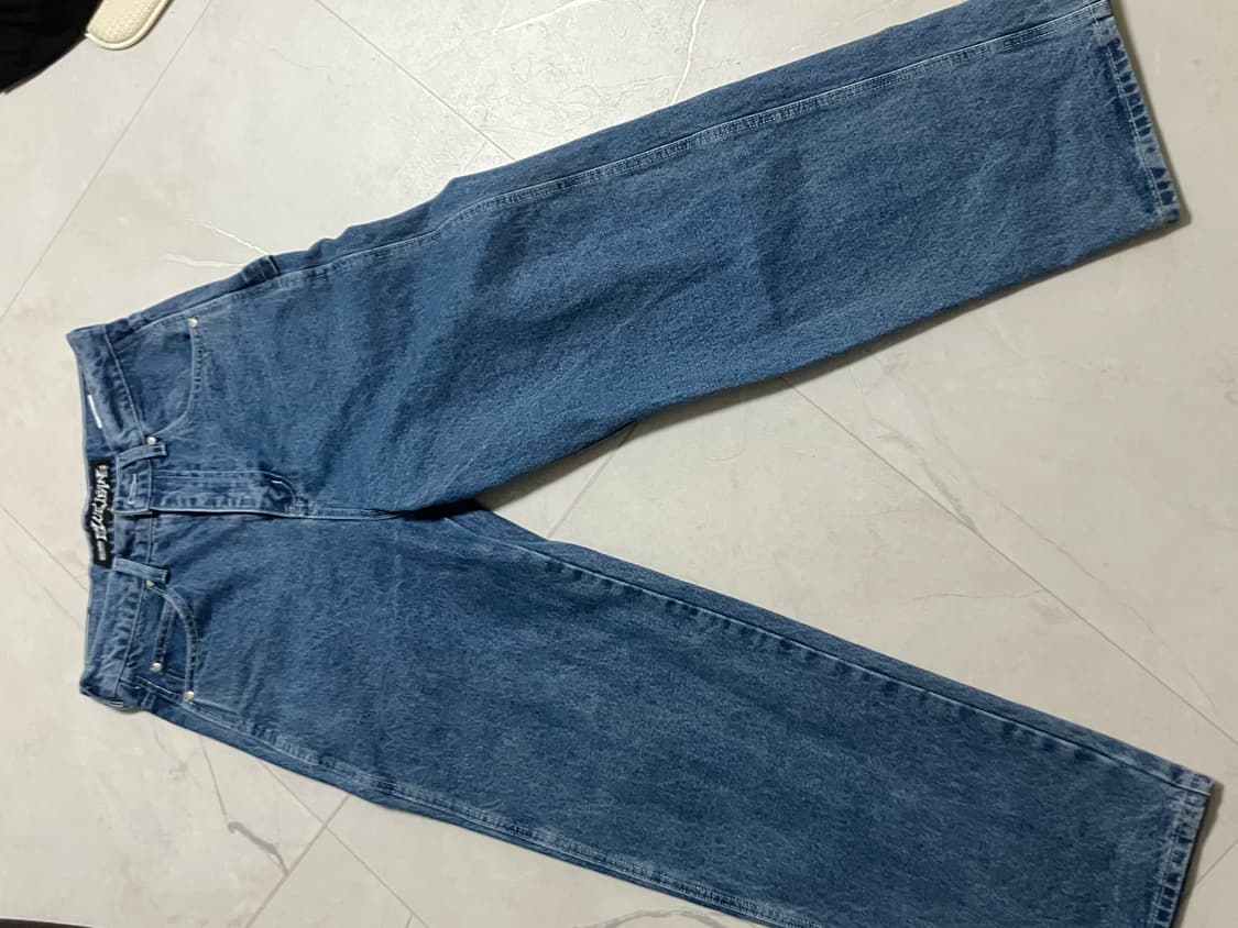 스웨이드 BAGGY DENIM [BLUE] 상품이미지2