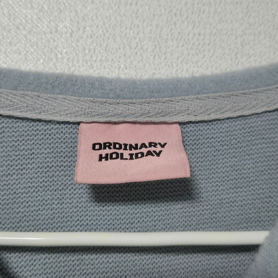오디너리홀리데이 로고 가디건 / 여성 가디건/ 여자 가디건  상품이미지3