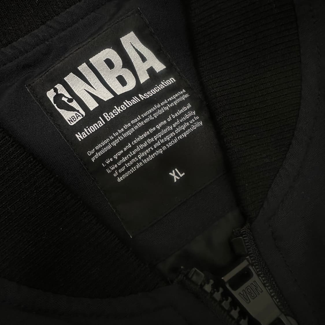 NBA 엔비에이 시카고 불스 코치 바람막이 자켓 블랙 105(XL) 상품이미지5
