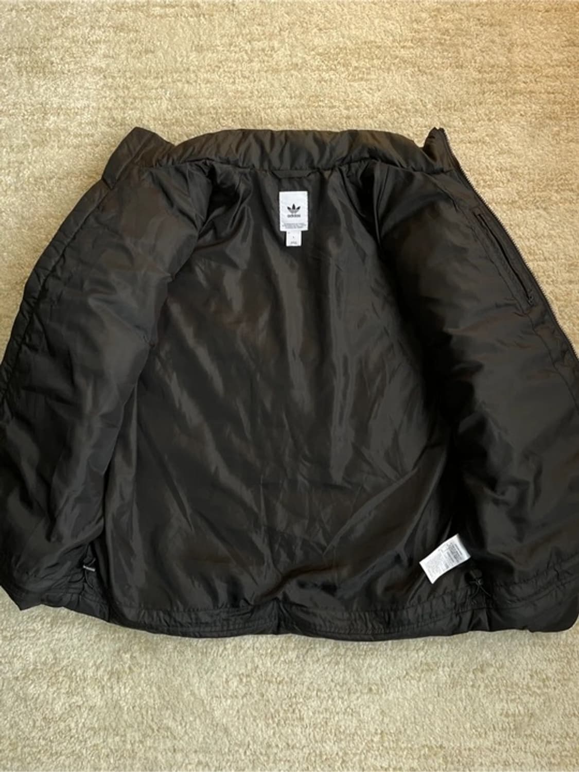 [L] 아디다스 오리지날 불꽃 로고 덕다운 패딩 자켓 상품이미지2