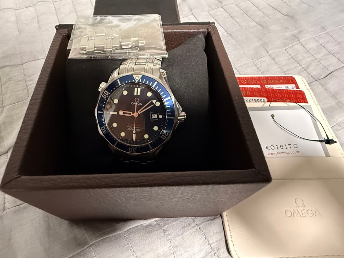 오메가 씨마스터 300 2세대 쿼츠 청판 41mm 상품이미지1