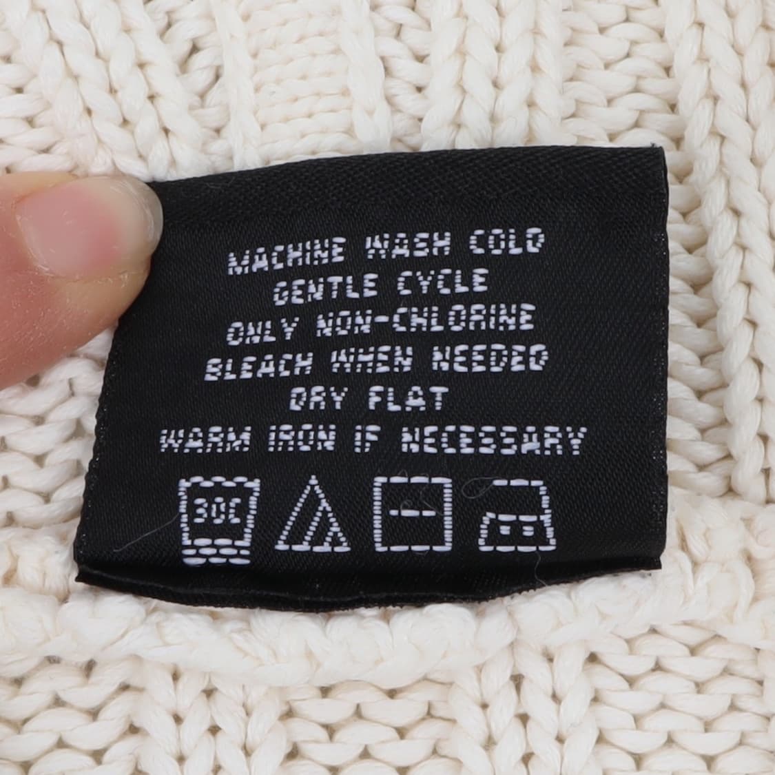 폴로진스 아이보리 성조기 후디 니트 상품이미지9