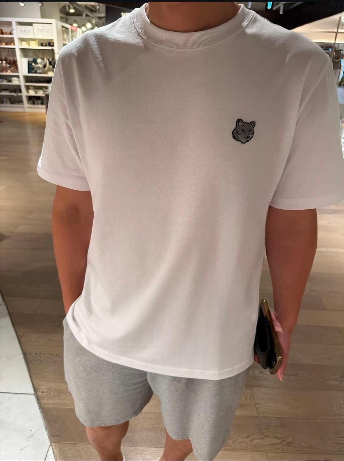 메종키츠네 폭스 패치 반팔티셔츠 상품이미지7