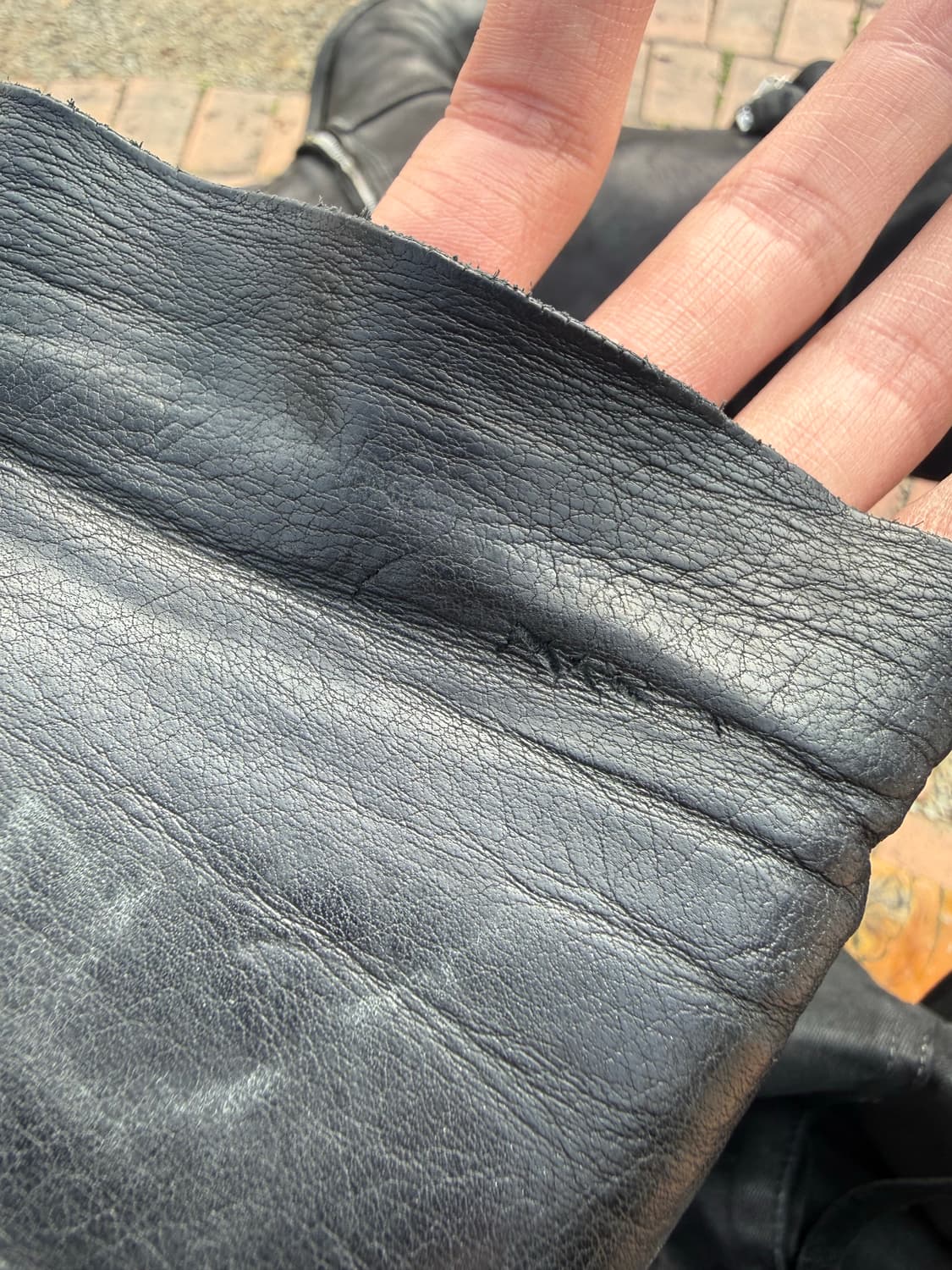 Bison Leather Hooded Aviator Jacket 상품이미지6