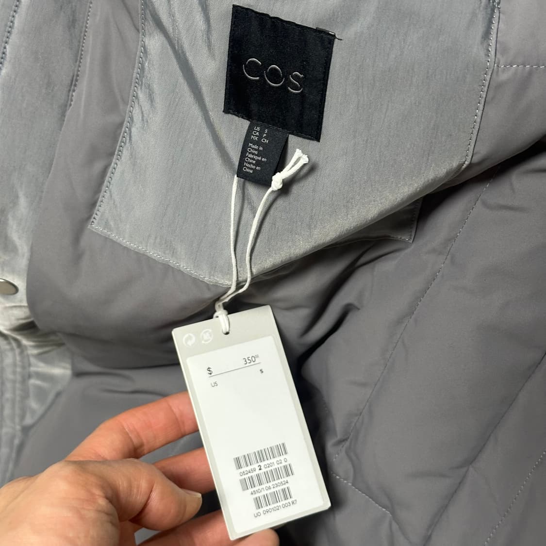 cos 덕다운 패딩 판매 s사이즈 상품이미지4