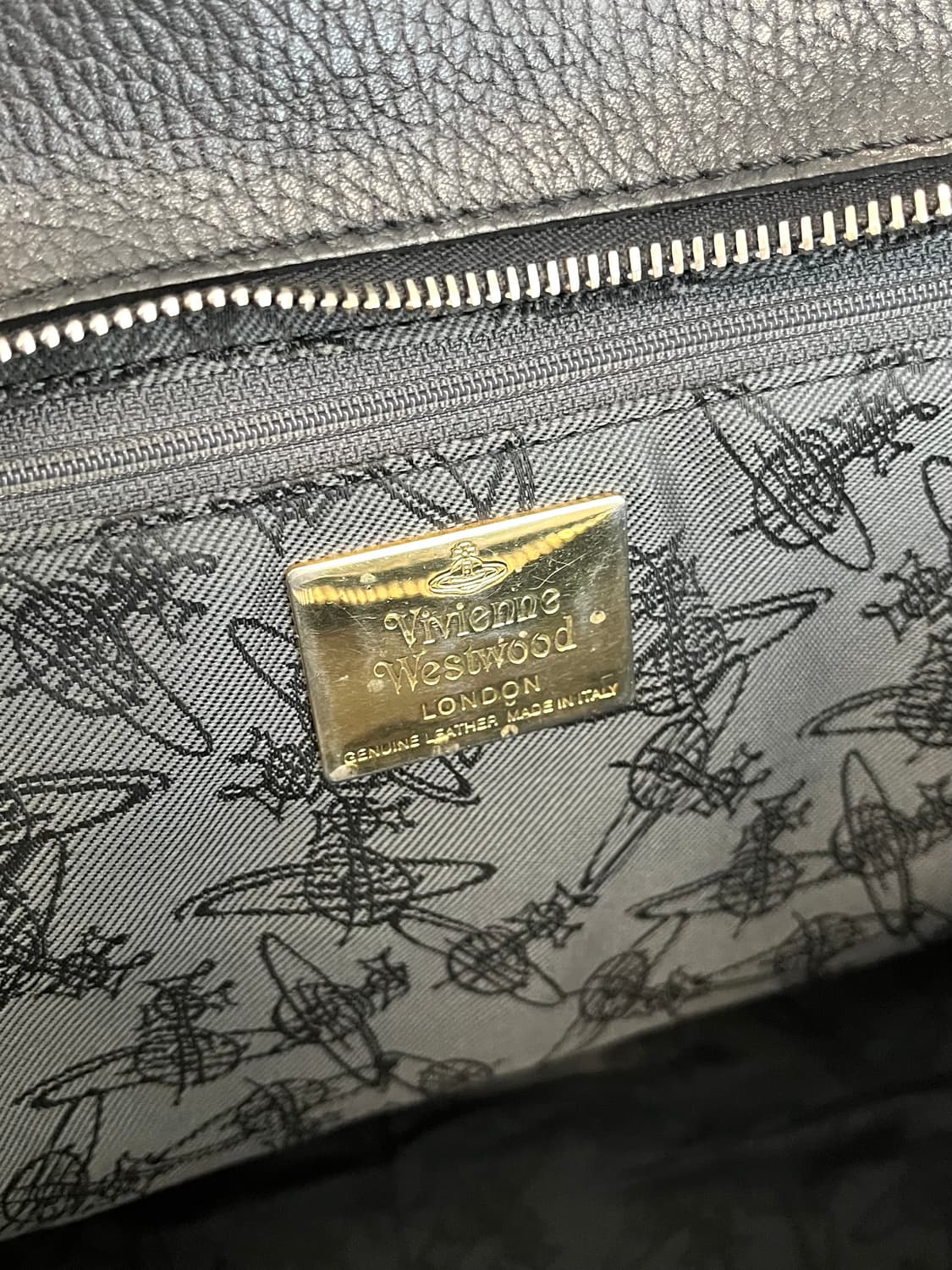 비비안웨스트우드 오알비 애니멀 프린팅 캔버스 레더백 상품이미지8