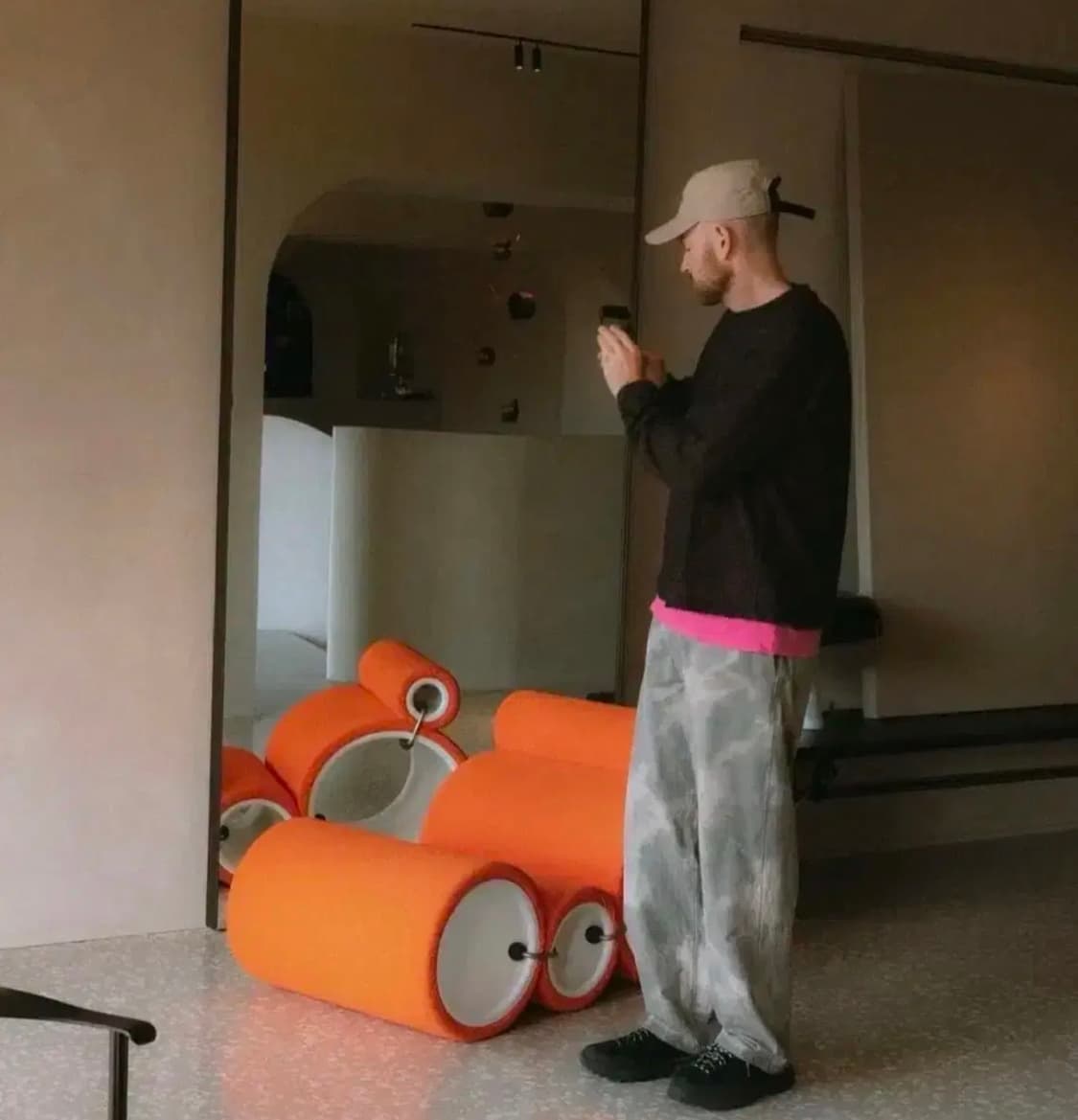 [M] Anatomica Pocket Tee Pink (아나토미카) 상품이미지4