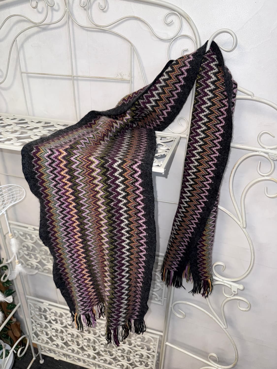 Missoni color mix ethnic knit muffler 상품이미지1