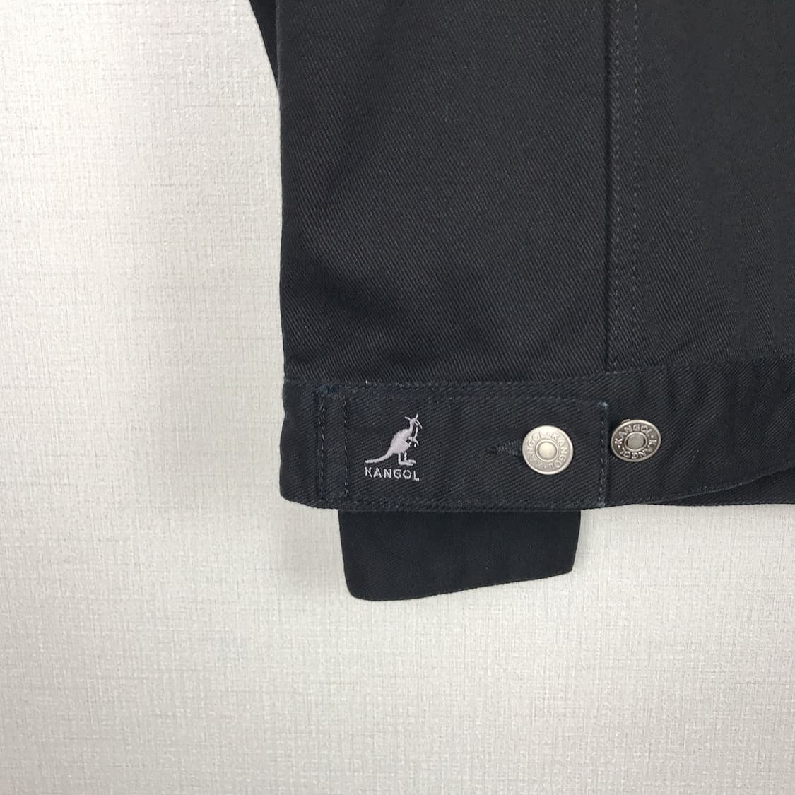 캉골 KANGOL 데님자켓 청자켓 블랙 남성100 상품이미지7