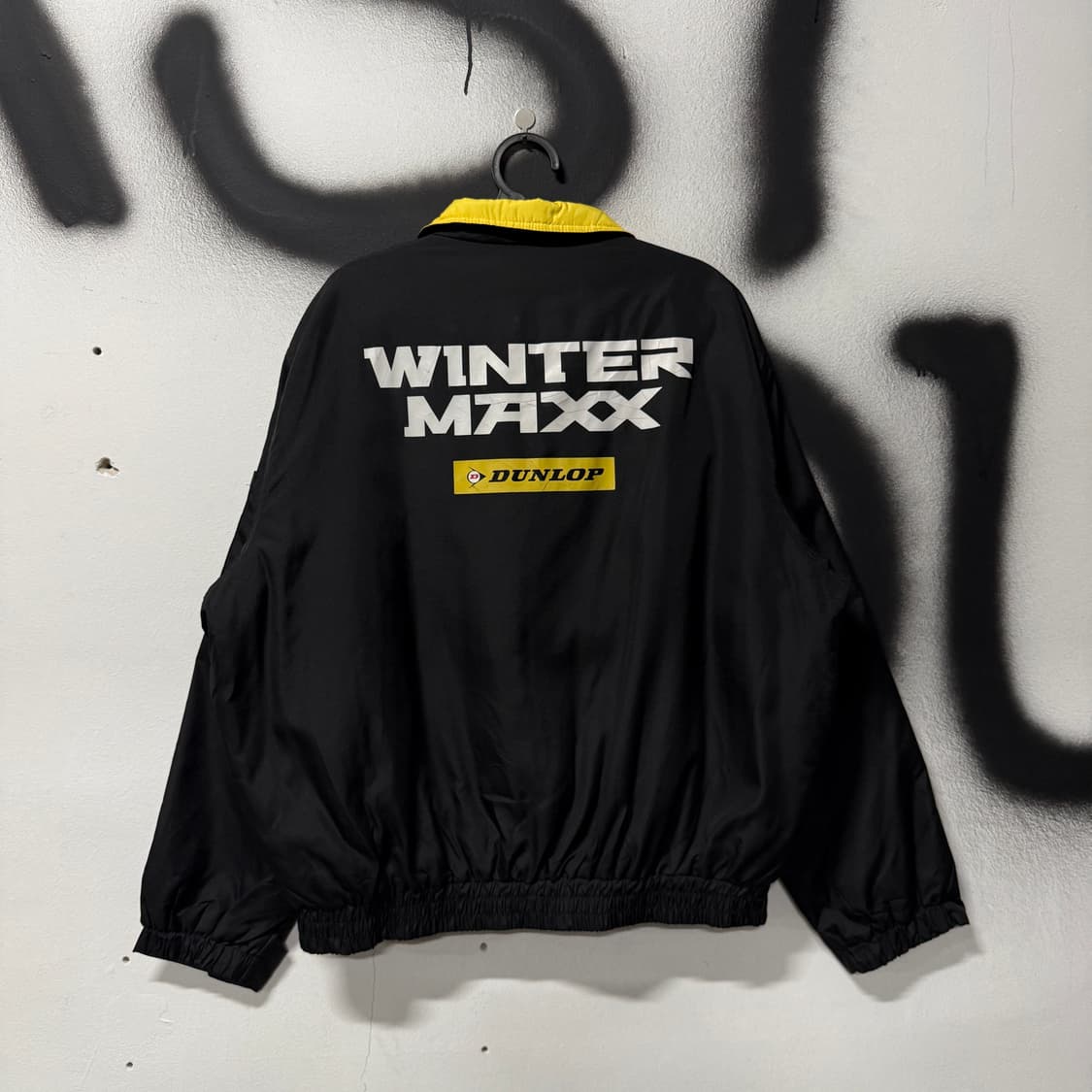 Dunlop 던롭 올드스쿨 빅 프린팅 배색 레이싱 자켓 상품이미지1