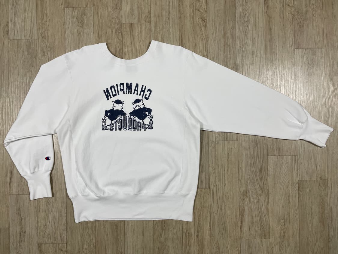 100~105) 90s 챔피온 리버스위브 불독 맨투맨(RRL&LVC&폴로 상품이미지3