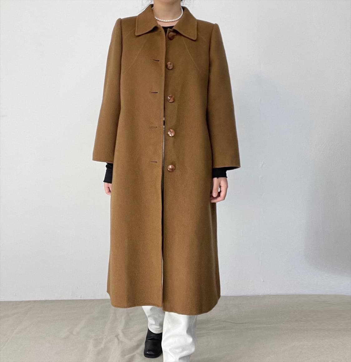 빈티지 캐시미어 코트 상품이미지2