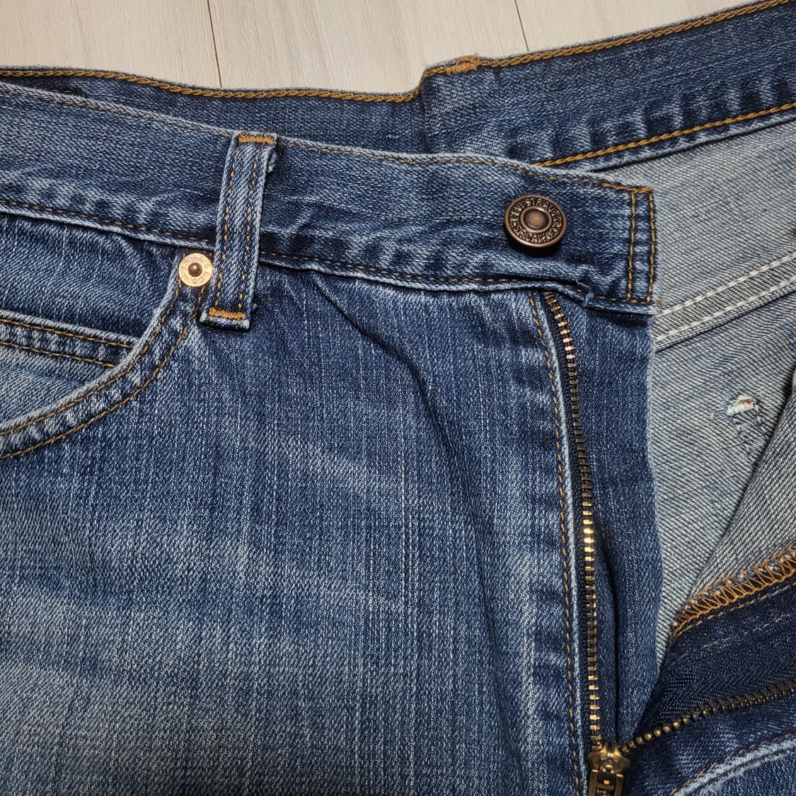 (34) 리바이스 오렌지탭 와이드 데님팬츠 levis 리바이스 청바지 상품이미지9