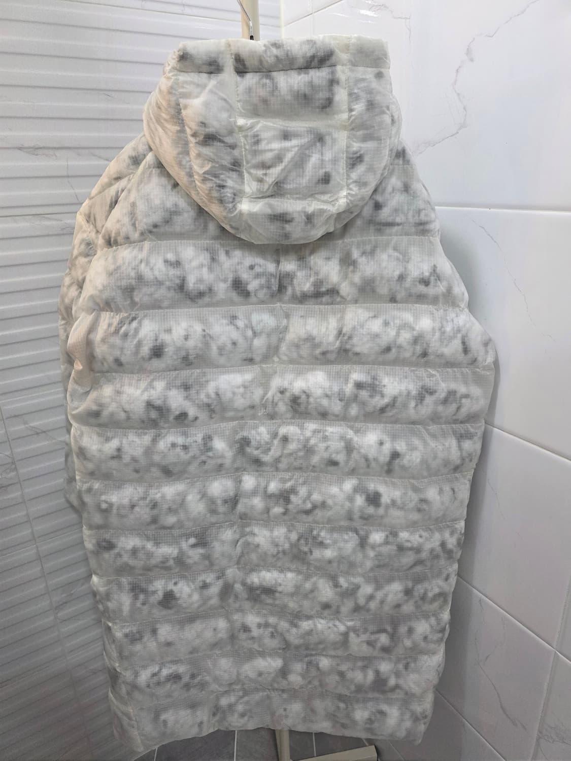 나이키 마블 에코다운 합성 필파카XL경량패딩 화이트 상품이미지6