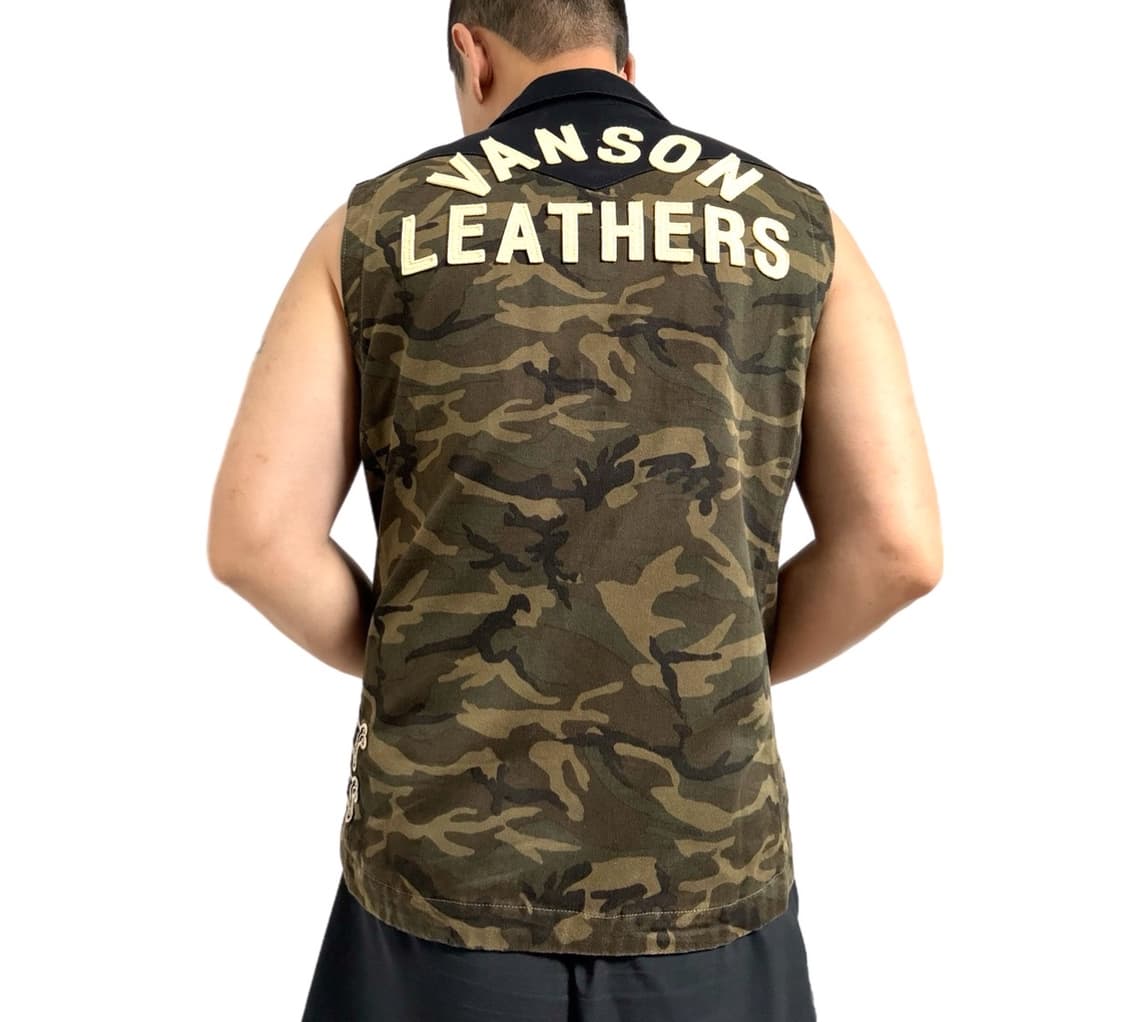 Vanson Leather 카고 패치스 베스트 상품이미지3
