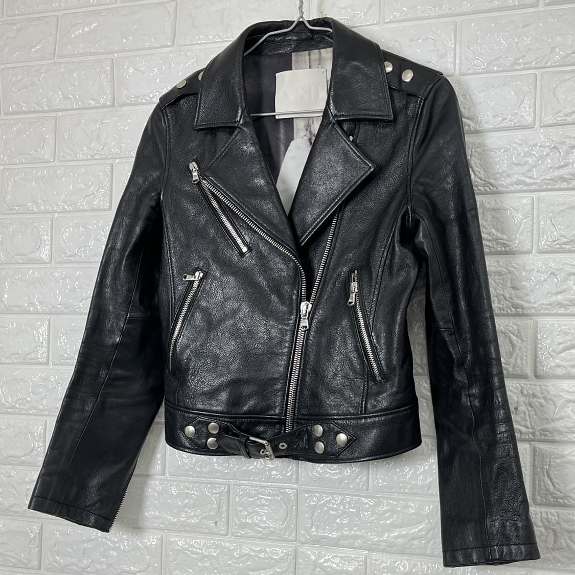 ASH 아쉬 라이더 가죽자켓 XS 상품이미지2