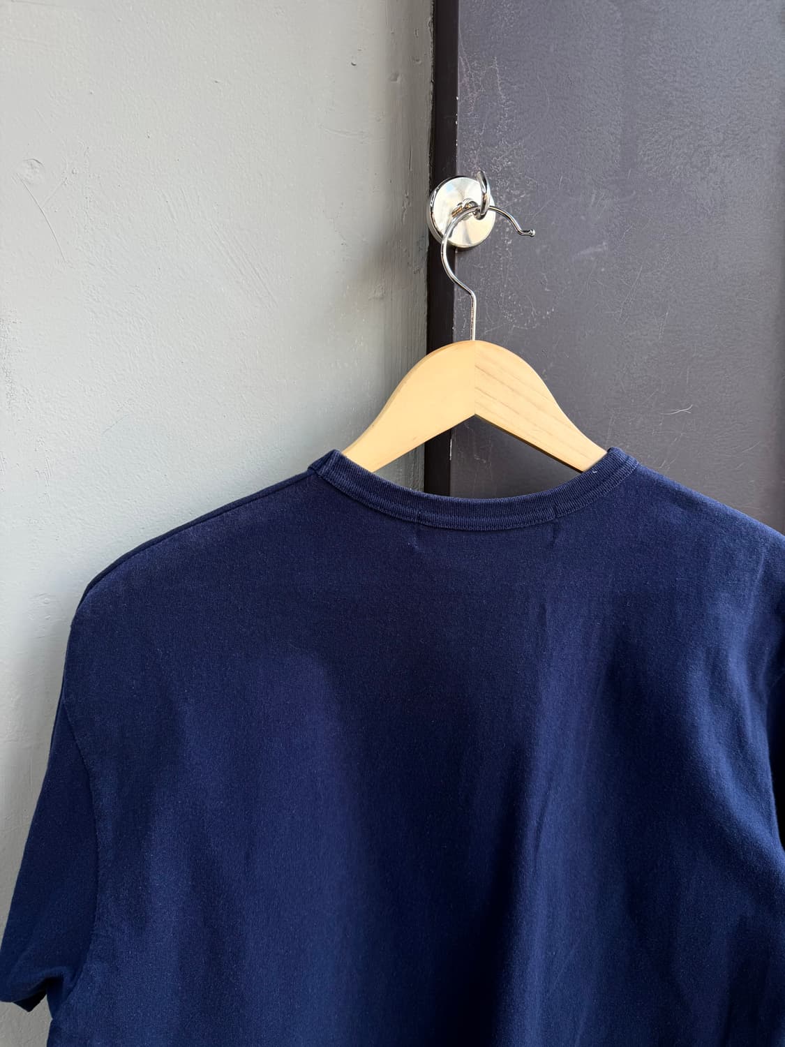 100/ 꼼데가르송 더블와펜 네이비 반팔 상품이미지5