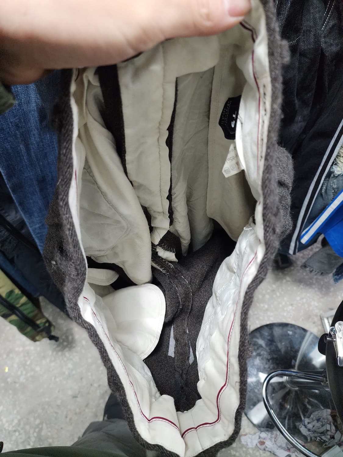 90s 일본판 빈티지 울 슬랙스 상품이미지5