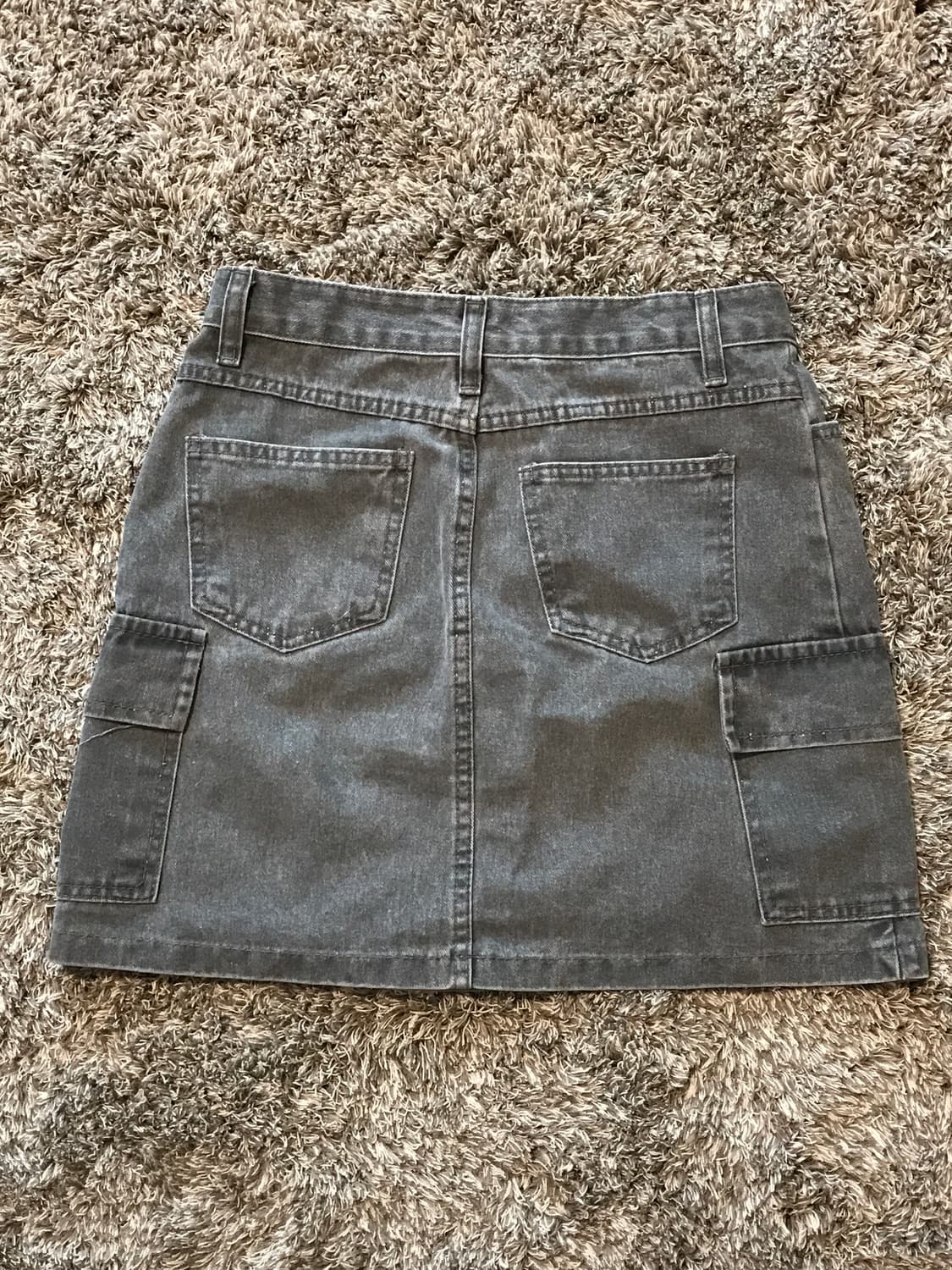Gray cargo skirt 상품이미지2