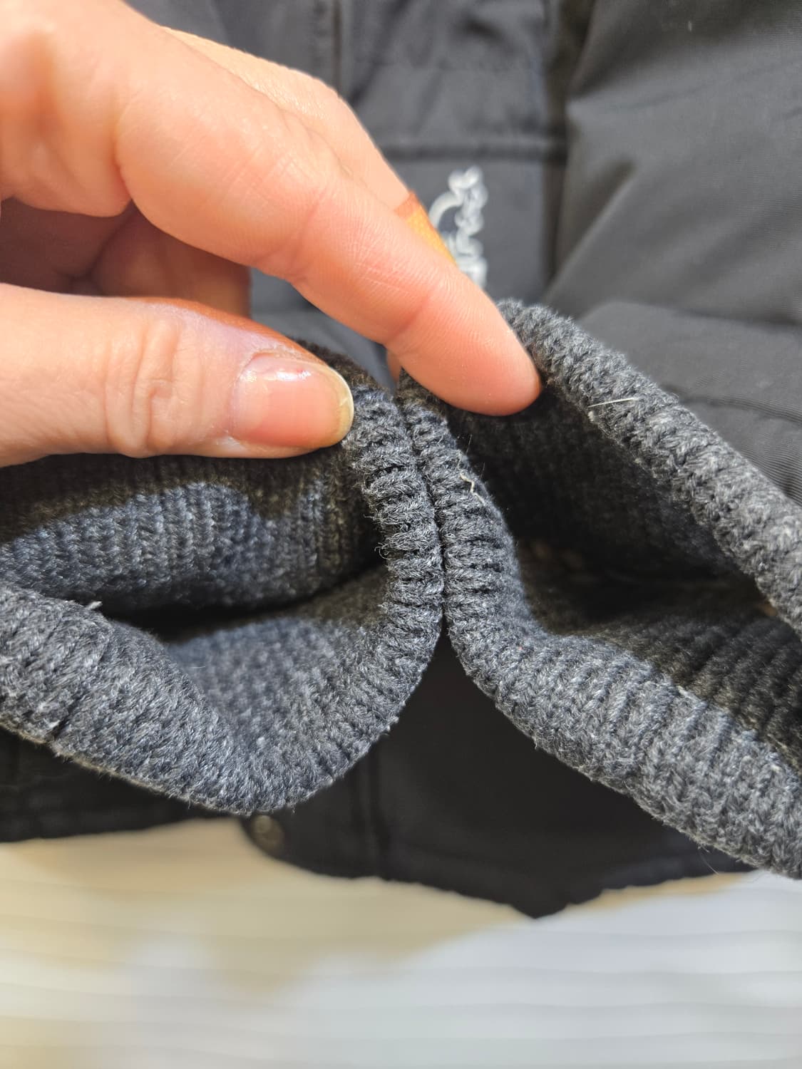 캉골 블랙 후드 패딩 점퍼 상품이미지6