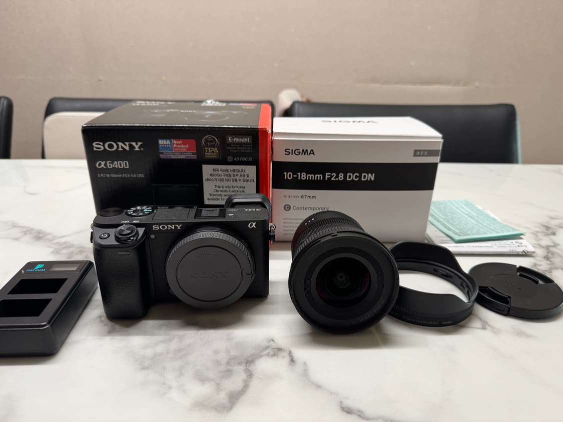 소니a6400+시그마10-18렌즈 상품이미지1